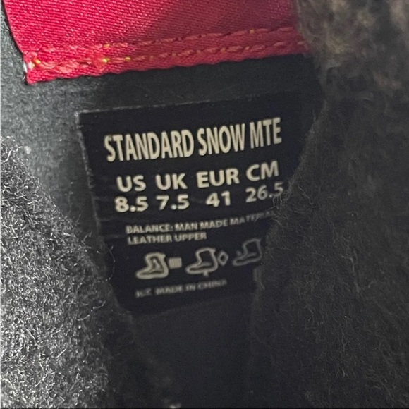 Vans Standard MTE Snow Boots Men’s Size 8.5 Brown Black - Picture 6 of 7